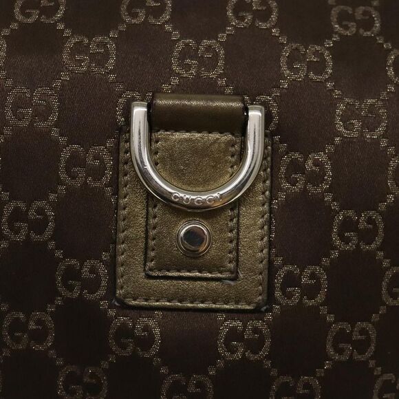 Gucci Abbey Brown Canvas Shoulder Bag (Pre-Owned) - Picture 14 of 16